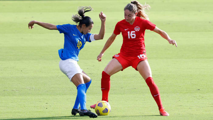 Brazil and Canada will compete for Olympic gold